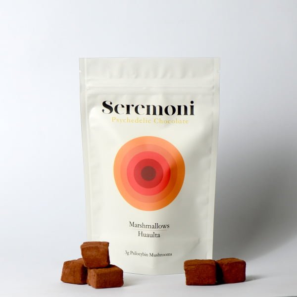 seremoni psilocybin mushroom chocolate marshmallows edibles