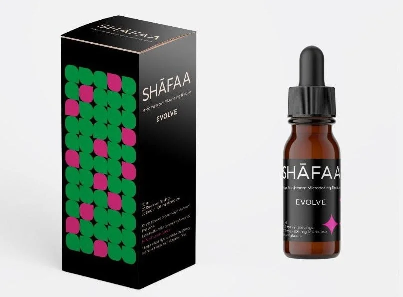 shafaa evolve magic mushroom microdosing tincture