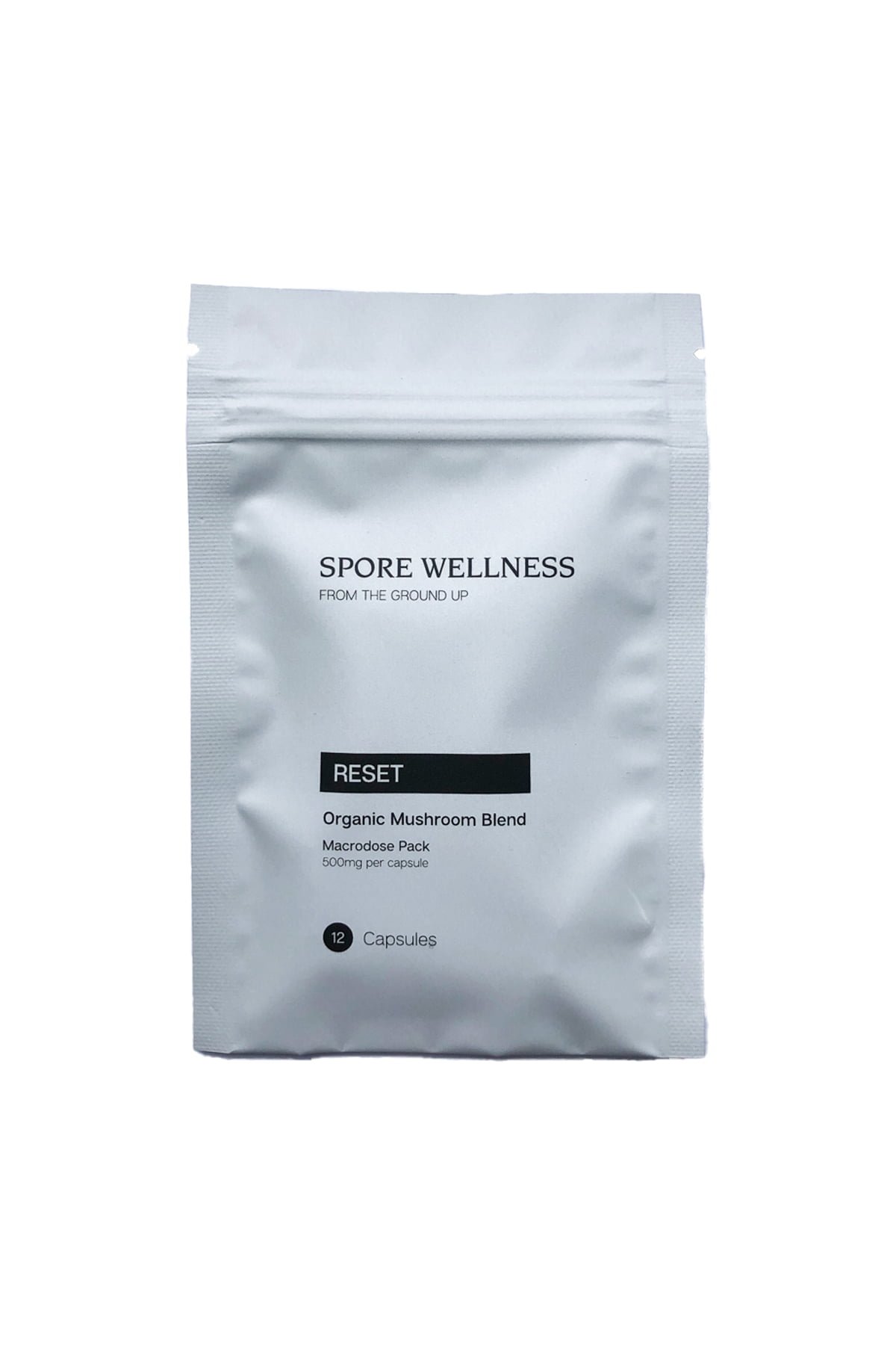 spore wellness (reset) macrodosing mushroom capsules (choose from 5 strains)