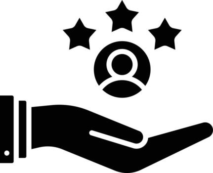 customer satisfaction icon style vector