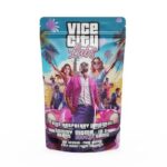 vice city labs – blue raspberry mdma gummy bears – 500mg